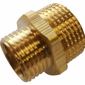 Переход латунный 1 1/2"х1/2" никелированный